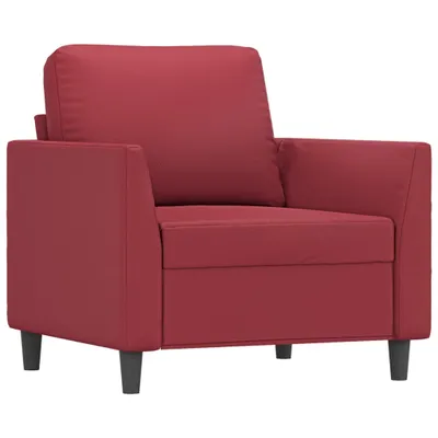 Produktbild von vidaXL Sessel Weinrot 60 cm Kunstleder