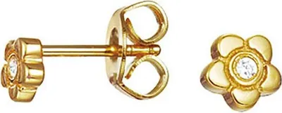 Produktbild von Esprit Kinder Ohrringe Ohrstecker JW50258 Silber Gold Blume ESER92736B000