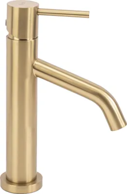 Immagine prodotto di Rubinetto da Lavabo Rea Levelbrush Gold