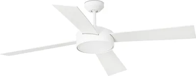 Immagine prodotto di Ventilatore da soffitto a risparmio energetico con luce LED e telecomando Hydra Bianco 132 cm
