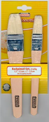 Produktbild von KAISER Backpinselset, Pinsel, Backpinsel, Set 2-teilig, 2,5cm + 3,5cm
