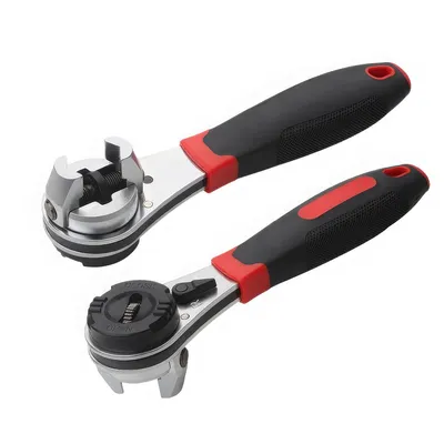 Produktbild von Ringratschenschlüssel, Verstellbarer Ratschenschlüssel für 6–22 mm, tragbarer Ratschen-Schlüsselsatz mit rutschfestem Griff