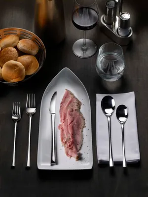 Immagine prodotto di Pinti Concept Set 24 Posate in Acciaio – Servizio per 6 Persone - forchetta, coltello, cucchiaio e cucchiaino -  Italy
