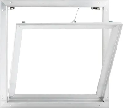 Produktbild von Upmann Revisionsklappe Alu-Star Rahmen-Set für 12,5 mm Einlage 500x500 mm Revision Wartungstür Wartungsklappe Wartung Reinigungsklappe Wartungsöffnung Feuchtraumgeeignet Trockenbau