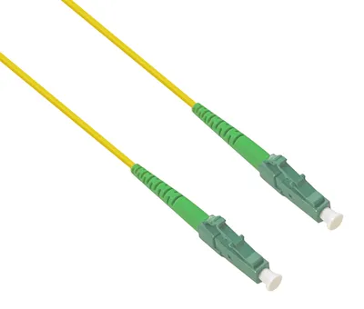 Produktbild von helos LWL Simplex Patchkabel LC/APC-LC/APC G657 9/125µm OS2, 20m
