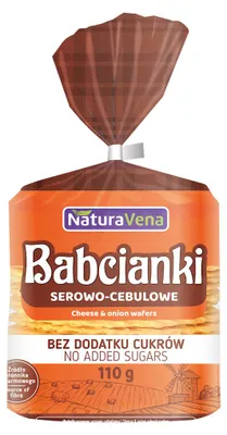 BABCIANKI SEROWO-CEBULOWE BEZ DODATKU CUKRÓW 110 g - NATURAVENA