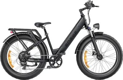 Image de Vélo Électrique E26 Step-thru - 250W 768WH Autonomie 140KM Freins à Disque - Gris