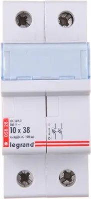 Immagine prodotto di Interruttore fusibile cilindro 2P 10x38mm RB328 005828