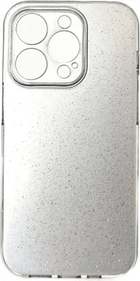 Produktbild von Glitzer Hülle Glänzend Glitter Bumper Back Cover Silikon Schutzhülle kompatibel mit  iPhone 13 Silber