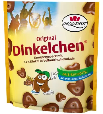 Image de Dr Quendt Original Petit épeautre enrobé de chocolat au lait 85g