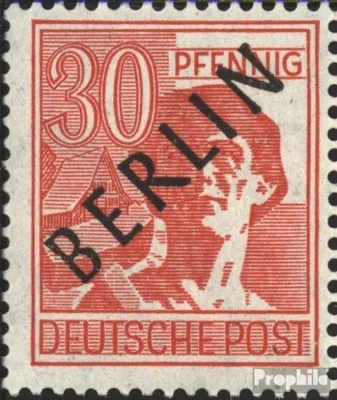Produktbild von Briefmarken Berlin (West) 1948 Mi 11  postfrisch Schwarzaufdruck