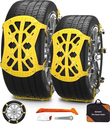 Produktbild von Famanu Schneeketten 6 Stück universelle Schneeketten für Autos - für Reifenbreite 165-275 mm