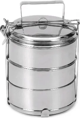 Obrázek produktu pro Home Elements nerezový jídlonosič, 3 patra