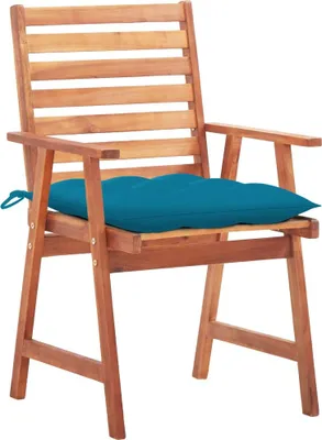 Produktbild von vidaXL Garten-Essstühle 2 Stk. mit Kissen Massivholz Akazie