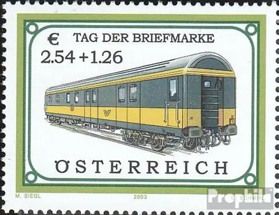 Produktbild von Briefmarken Österreich 2003 Mi 2414 (kompl.Ausg.) gestempelt Bahnpostwagen