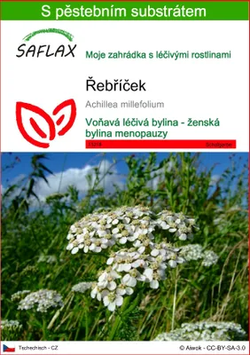Obrázek produktu pro SAFLAX - řebříček - Achillea millefolium - 200 Semena - S pěstebním substrátem bez klíčků