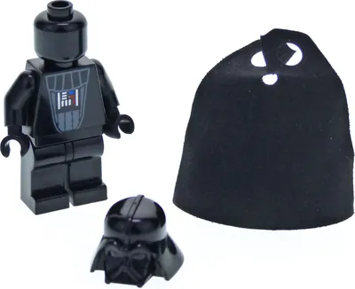 Produktbild von 1x Lego Minifigur Star Wars Darth Vader Helm Kopf schwarz 9001765 973ps7 sw0386