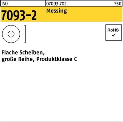 Produktbild von Reyher  Scheiben ISO 7093 -2 Messing 6 Ms (100 Stück)