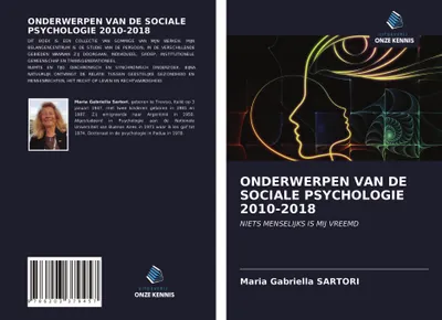 Produktbild von Onderwerpen Van De Sociale Psychologie 2010-2018