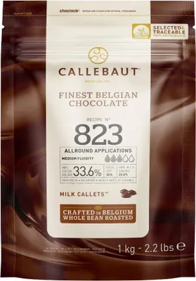 Produktbild von Barry Callebaut Vollmilch Schokolade Kuvertüre groß 1 kg