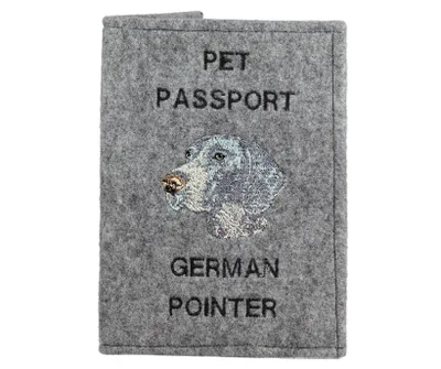 Immagine prodotto di Segugio tedesco a pelo corto - Custodia per passaporto del cane, custodia per documenti, regalo per viaggiatori del marchio Art-Dog