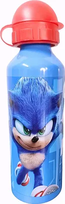 Produktbild von Sonic The Hedgehog  Alu-Trinkflasche 520 ml - Kinder Sport-Trinkflasche BPA frei