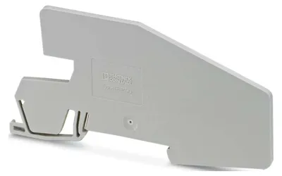 Image de Plaque de séparation B=2,2mm gris - Plaque d'extrémité / de séparation pour bornier ATP-PTI/3