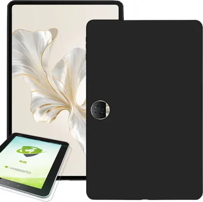 Produktbild von Für Honor Pad 9 12.1 Zoll Hülle Tablet Hülle Cover Tasche Etuis Cover + H9 Glas