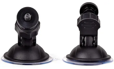 Produktbild von Universelle Saugnapfhalterung für die Windschutzscheibe zum Transport von Autoschlüsselkameras und Action-Cams (schwarz, 2 Stück)
