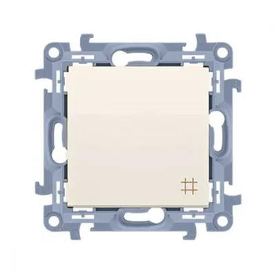 Obrázok produktu pre Kontakt-Simon CW7.01/41, Plast, Biela, IP20, IP44, 250 V, 10 A, 77 mm