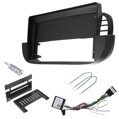 Installationsset Radiopaneel 9 Zoll für Fiat 500 (312) 2007-2015 Schwarz