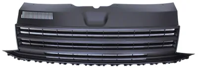 Kühlergrill Sportgrill Gitter Grill ohne Emblem Schwarz für VW T6 / VI ab 2015 – Produktansicht