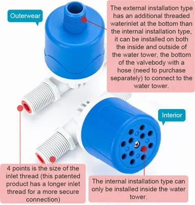 Image de 20mm DN15 G1/2 Automatic Floatvalve Water Tanks Watertower Float Ballvalve Full Automatic Stopvalve with Stainless Steel Screws