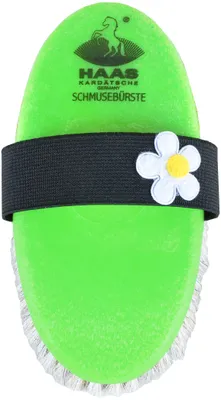 Produktbild von Haas Schmusebürste Blümchen weiche Borsten Pferdebürste