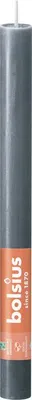 Produktbild von Bolsius Rustik Haushaltskerzen 270/23 mm Schieferblau