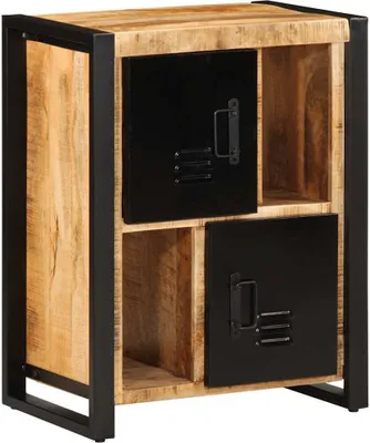 Image de Buffet 55x35x70 cm bois de manguier brut massif