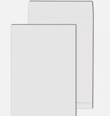 Produktbild von 100 X Mailmedia Faltentaschen DIN C4 120 g ohne fenster halfklebung