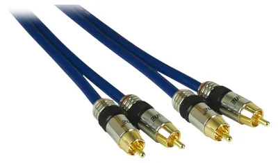Produktbild von Kindermann 5763000110, 10 m, 2 x RCA, 2 x RCA