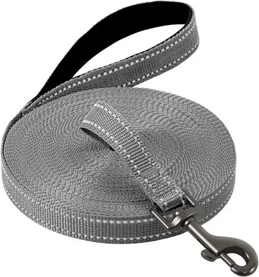 Produktbild von Hundeleine: 3 m / 5 m / 10 m / 15 m / 20 m – robuste, reflektierende Trainingsleine – mit gepolstertem Griff