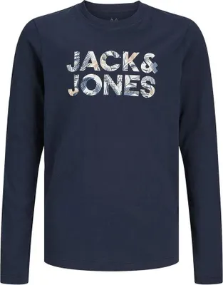 Produktbild von Jack & Jones Ebryan Corp Logo Langarm-t-shirt Blau 8 Years Jungen Blau 8 Years