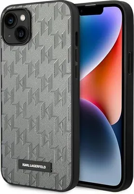 Obrázok produktu pre Etui Karl Lagerfeld Saffiano Mono Metal Logo Na Iphone 14 - Športové