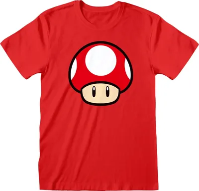 Produktbild von Super Mario T-Shirt M Power Up Mushroom Rot