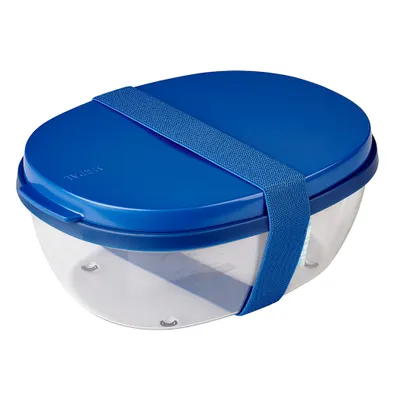 Immagine prodotto di Mepal Saladbox Ellipse Vivid Blue (1300+600 ml)