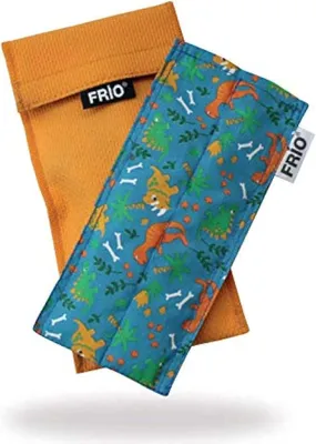 Produktbild von Frio Dino Diabetiker Insulin Kühltasche 8 x 18 cm | Für bis zu 2 Insulin Pens | Kühlt mit kaltem Wasser I Keine Kühlakkus oder Stromquellen notwendig | Wiederverwendbar