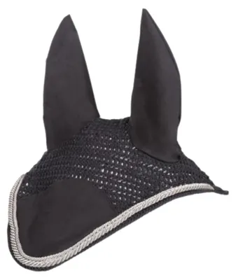 Produktbild von HKM Fliegenhaube Florence - Größe Pony - Fliegenohren - schwarz