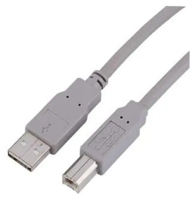 Obrázek produktu pro Hama USB 2.0, 5.00m, 5 m, USB A, USB B, USB 2.0, Samec/samec, Šedá