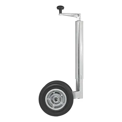 Produktbild von Zwillingsstützrad für Anhänger 48mm PolyurethanReifen Doppel Stützrad 550x770mm Deichselrad
