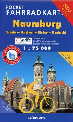 Obrázek produktu pro Kapesní cyklistická mapa Naumburg, Saale-Unstrut-Elster-Radacht 1:75 000