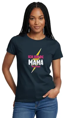 Produktbild von Spreadshirt Ich Bin Die Mama | Das Reicht Frauen T-Shirt, L, Navy
