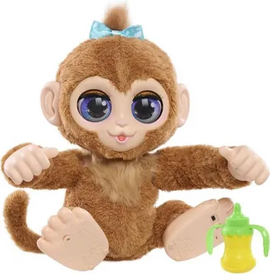 Produktbild von Interaktives Spielzeug FurReal Friends Peanut Affe, 100+ Reaktionen, Gehen, Balancieren, Kuscheln